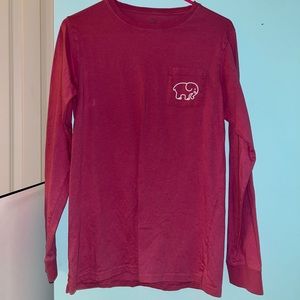 Women, sized small pink Ivory Ella long sleeve shirt.
